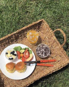 S/10 French Retro Flatware Set, Stainless Steel Rivet Cutlery Silverware