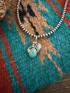 Handcrafted Sterling Silver and Turquoise Pendant
