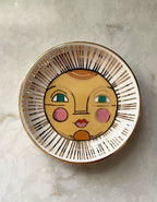 Sun Porcelain Trinket Dish