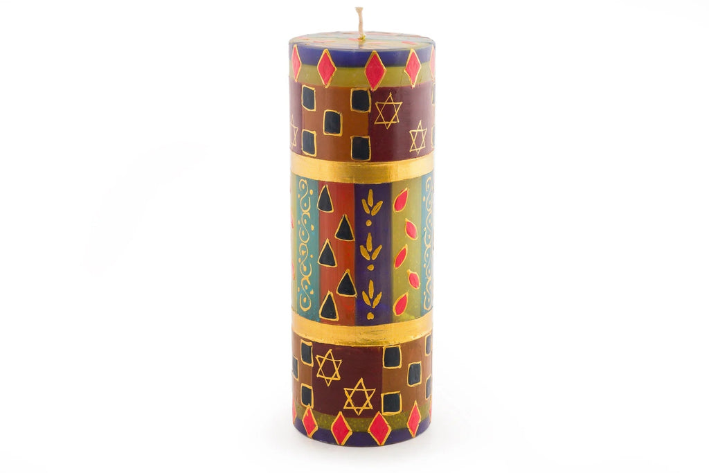 Judaica Painted Candles