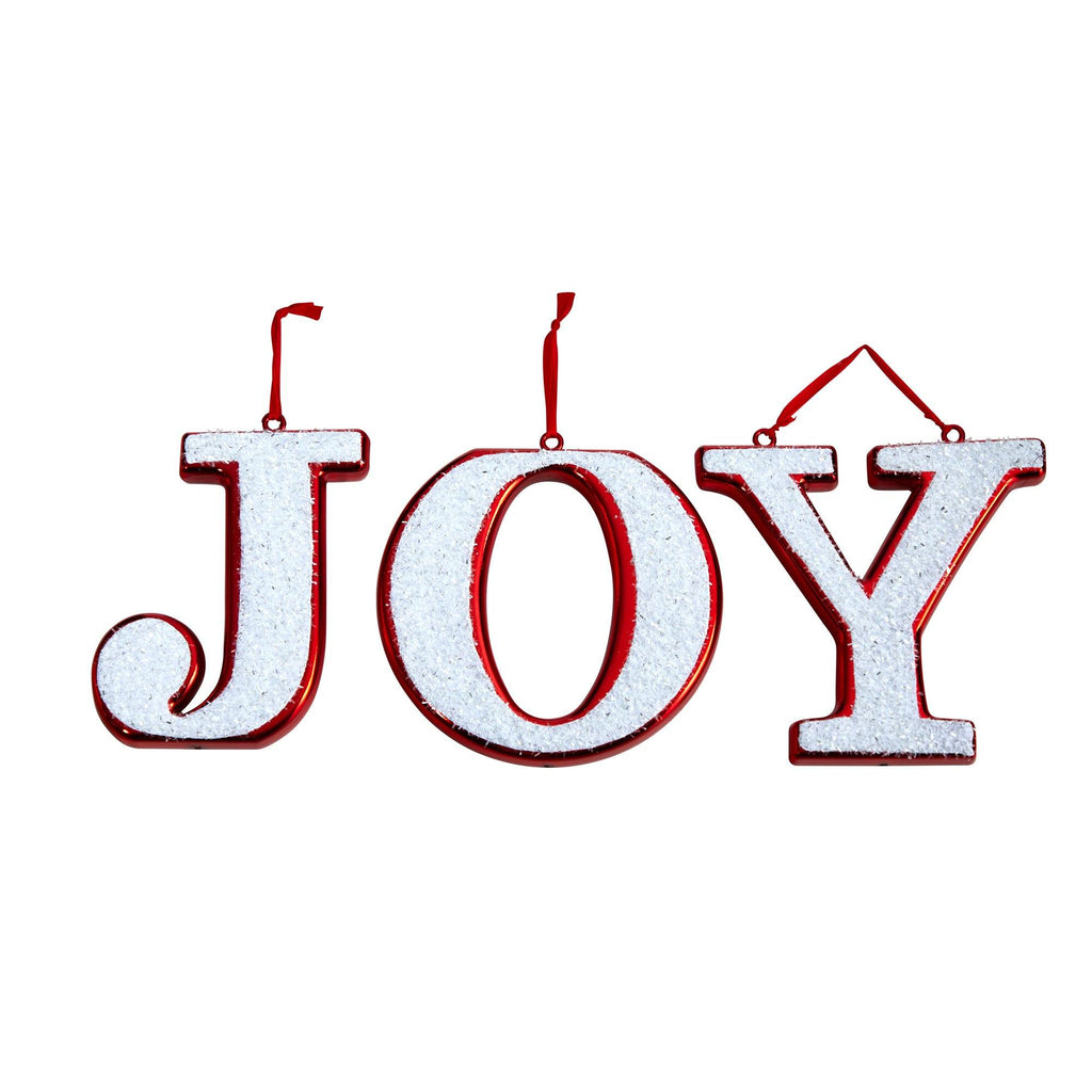 8.5” JOY Holiday Deluxe Shatterproof Ornament Set - Che Cose Belle
