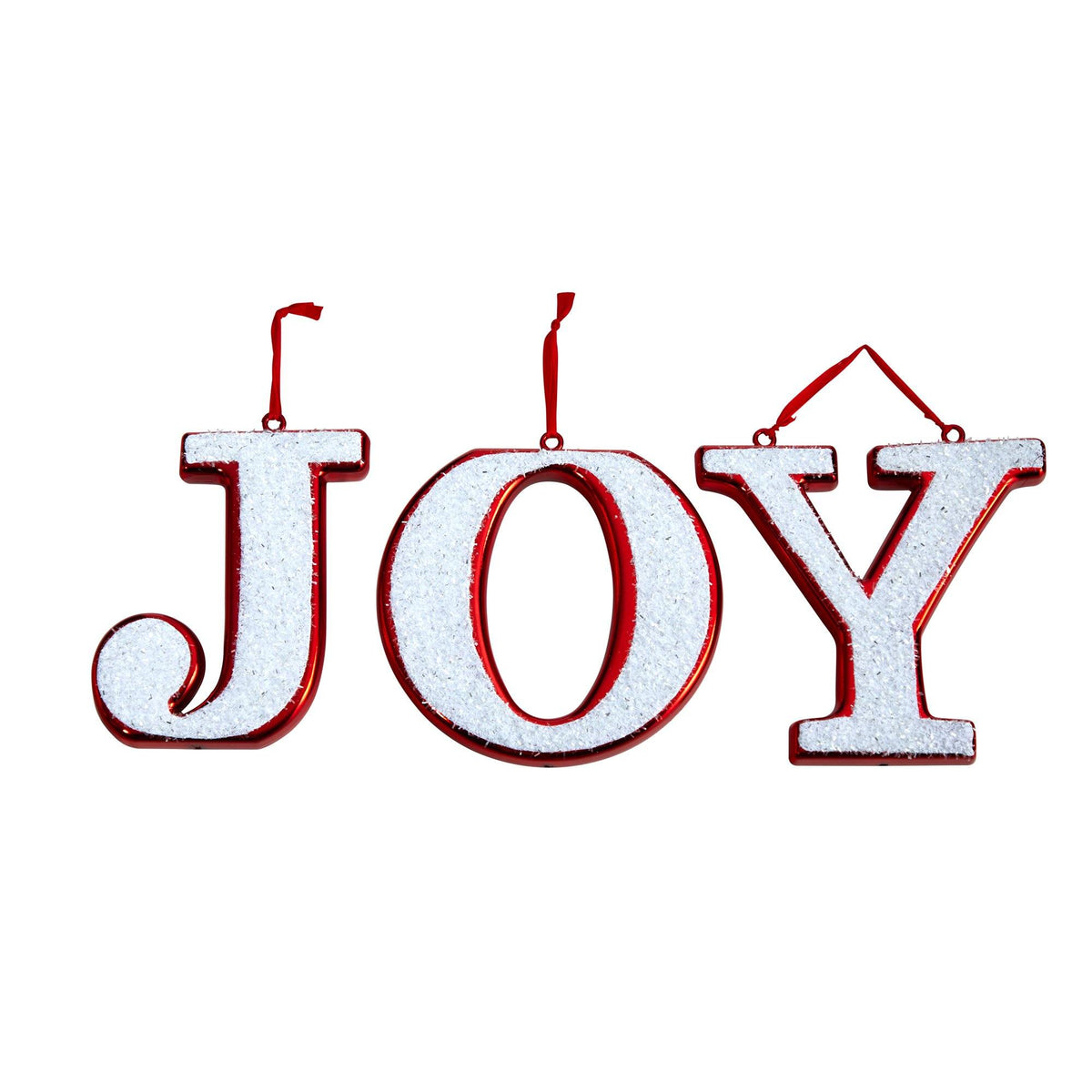 8.5” JOY Holiday Deluxe Shatterproof Ornament Set - Che Cose Belle
