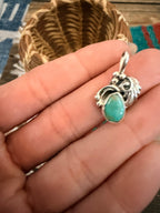 Handcrafted Sterling Silver and Turquoise Pendant