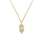 Gold Birthstone necklace