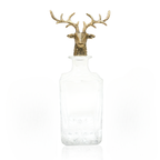 Gold Stag Deer Decanter