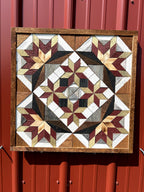 Amish Handmade Barn Quilt Wall Art – Reclaimed Barn Wood – 20.75” x 20.75”