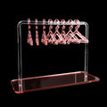 8PCS Hanger Transparent Acrylic Jewelry Creative Display Rack Earring Jewelry Storage Pendants Storage Ornaments Dangle Earring Hanging Organizer Mini Earring Necklace Hanger Jewelry Organizer - Che Cose Belle