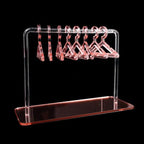 8PCS Hanger Transparent Acrylic Jewelry Creative Display Rack Earring Jewelry Storage Pendants Storage Ornaments Dangle Earring Hanging Organizer Mini Earring Necklace Hanger Jewelry Organizer - Che Cose Belle