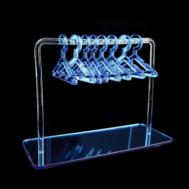 8PCS Hanger Transparent Acrylic Jewelry Creative Display Rack Earring Jewelry Storage Pendants Storage Ornaments Dangle Earring Hanging Organizer Mini Earring Necklace Hanger Jewelry Organizer - Che Cose Belle