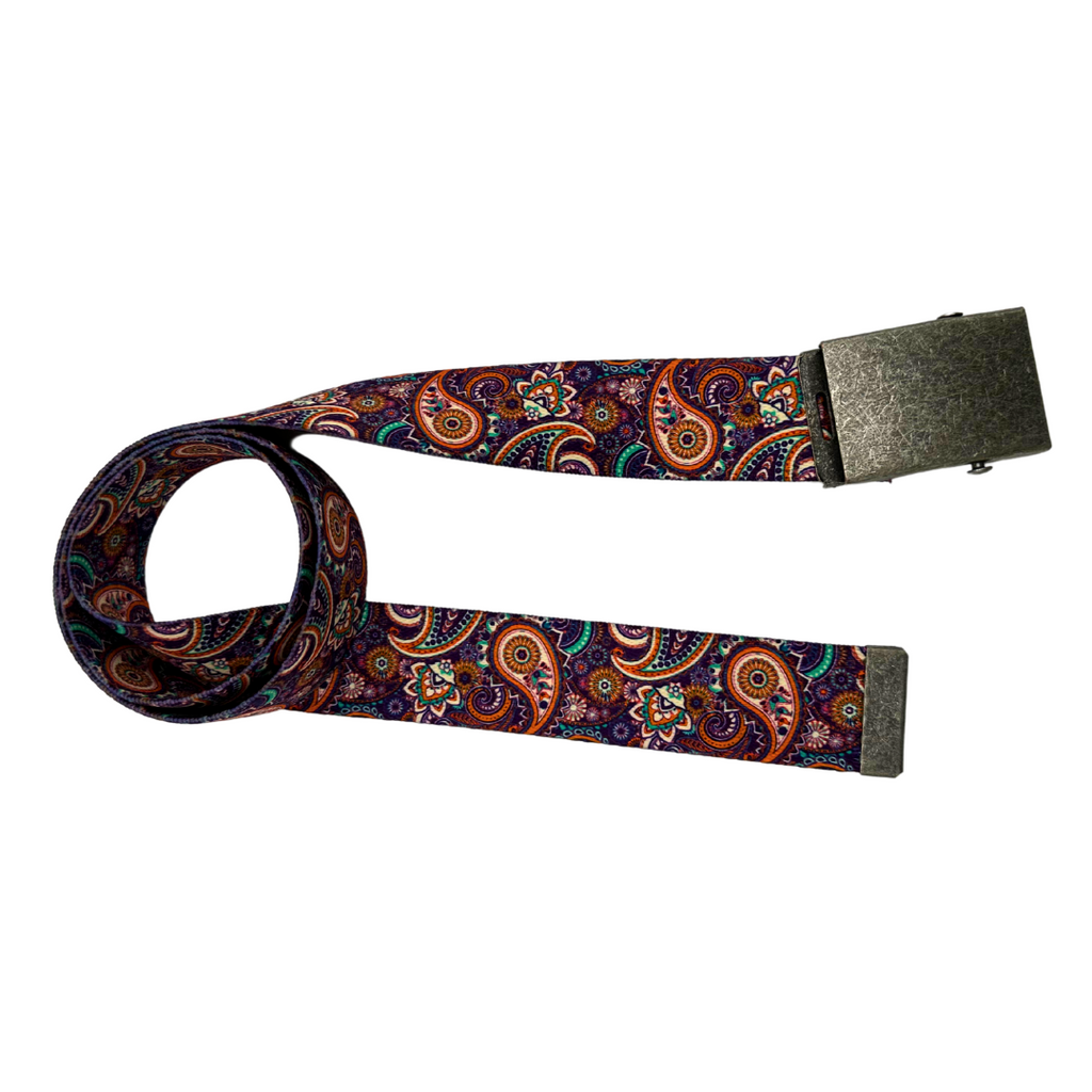 Purple Paisley Belt
