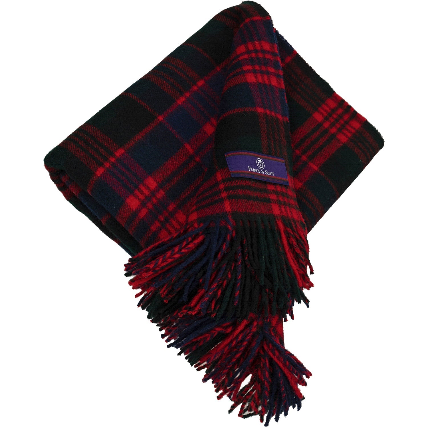 Highland Tartan Tweed Merino Wool Throw - Macdonald