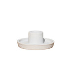 Whirl Ceramic Candle Holder - set of 2