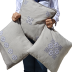 Maha Pillow Cover - Gray