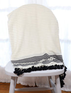 Black and White Kutch Scarf