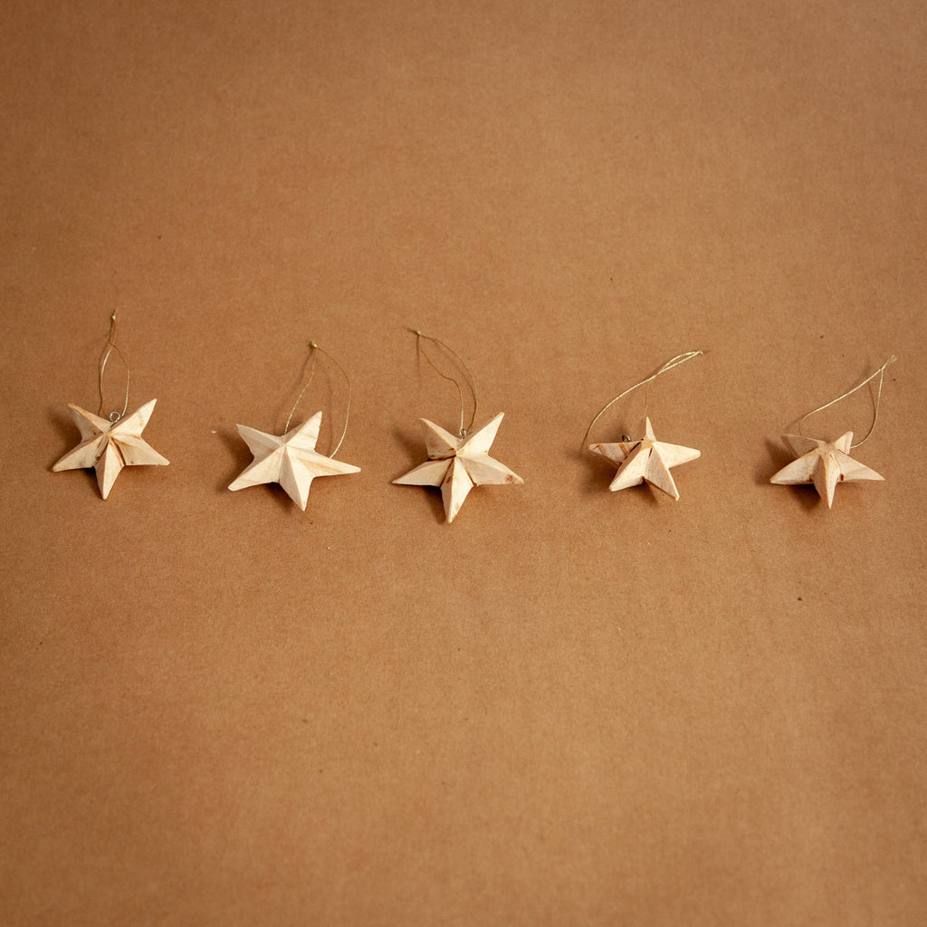 Wooden Star Ornament