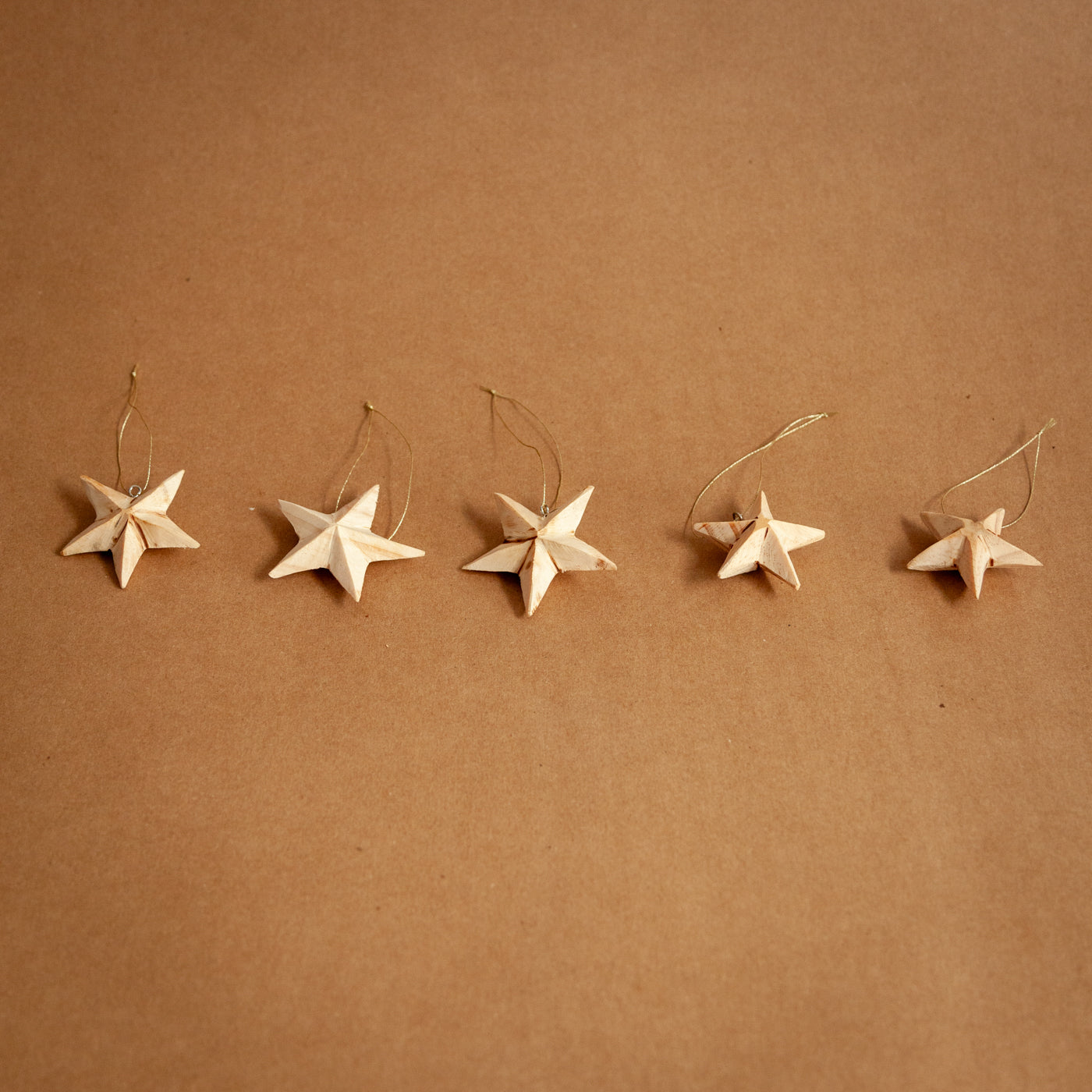 Wooden Star Ornament