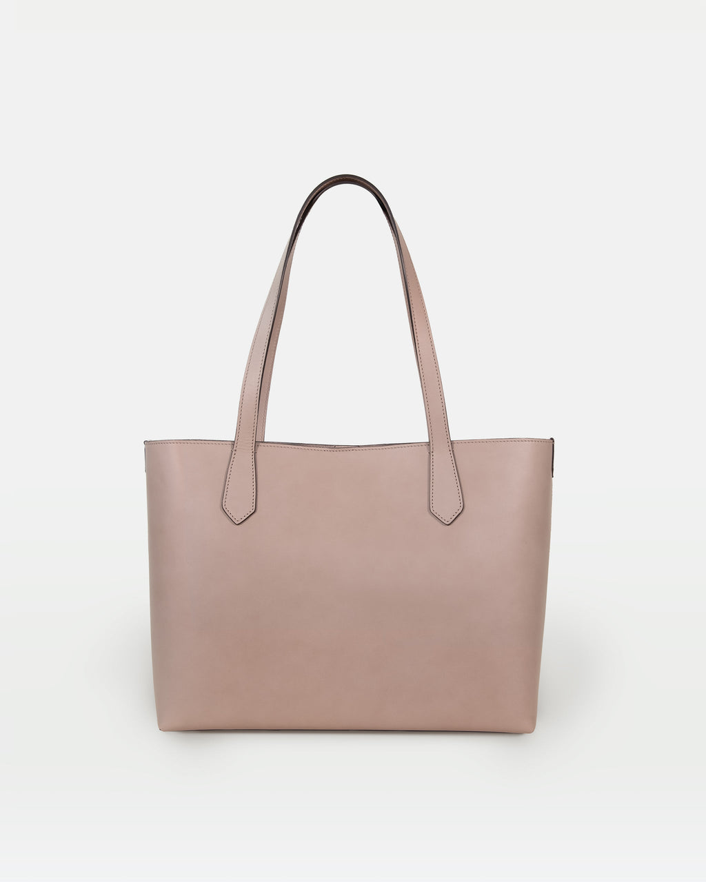 Elba medium size structured tote in vegetable-tanned leather