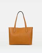 Elba medium size structured tote in vegetable-tanned leather