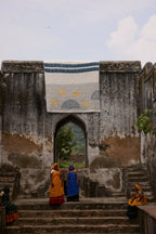 Spiral Sunset Quilt (Reverse)