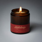 Holidays Christmas Soy Blend Candle — Orange Peel, Cinnamon & Vanilla