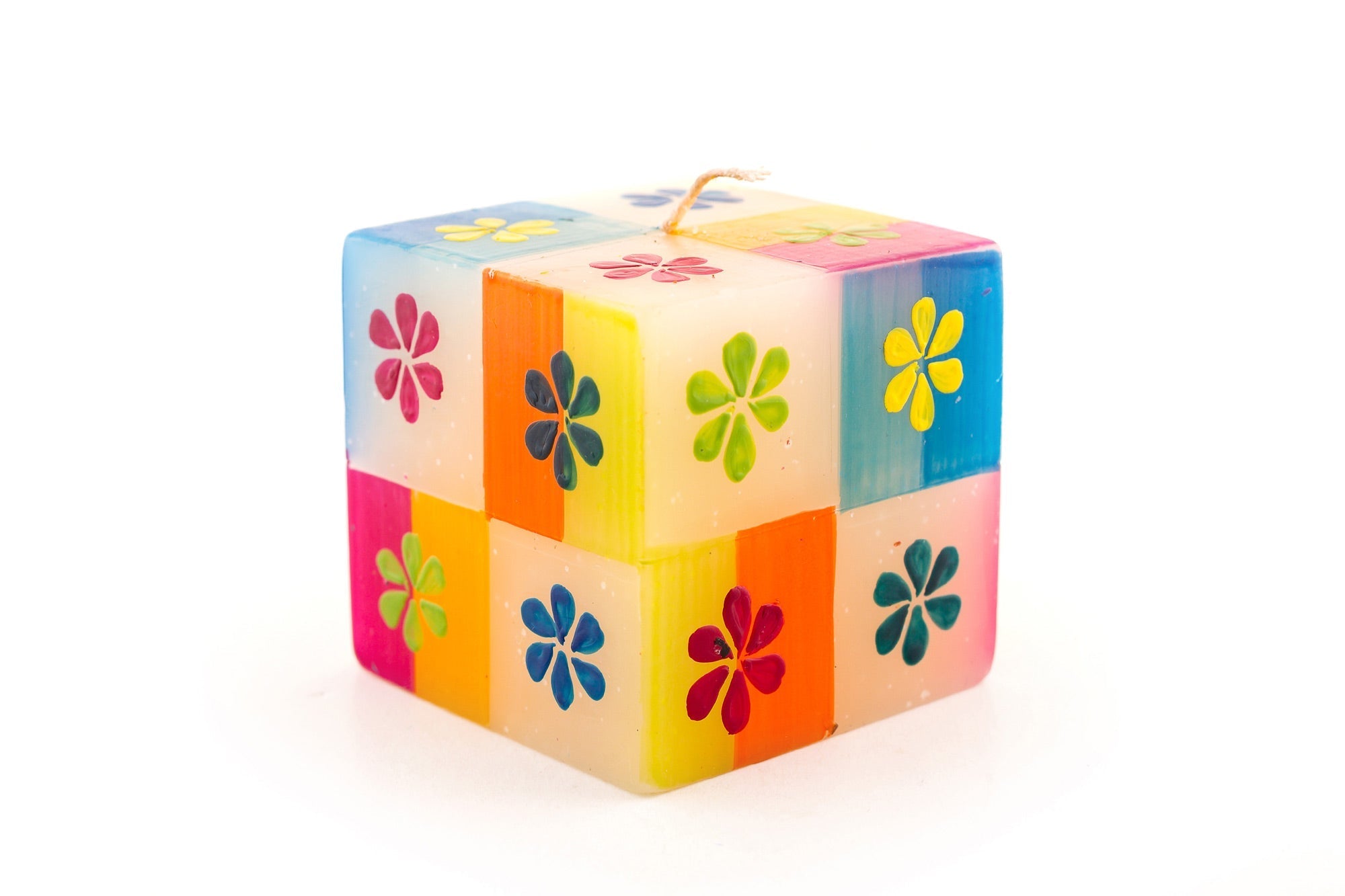 Summer Painted Candles