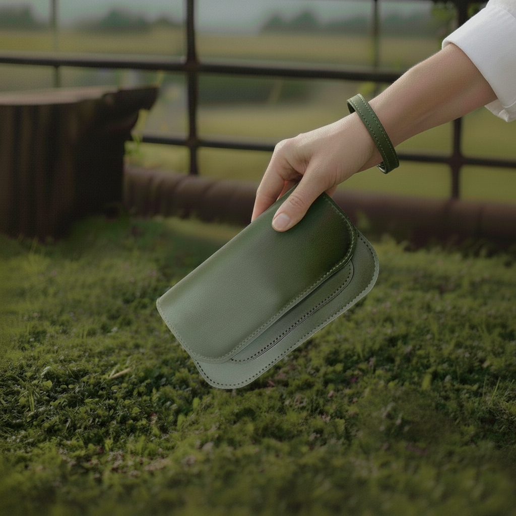 Wristlet Wallet in Sage