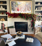 9ft Cedar and Red Berry Garland - Ship by 9/30/2026 - Che Cose Belle