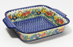 9x9 Polish Pottery Square Baker - Che Cose Belle