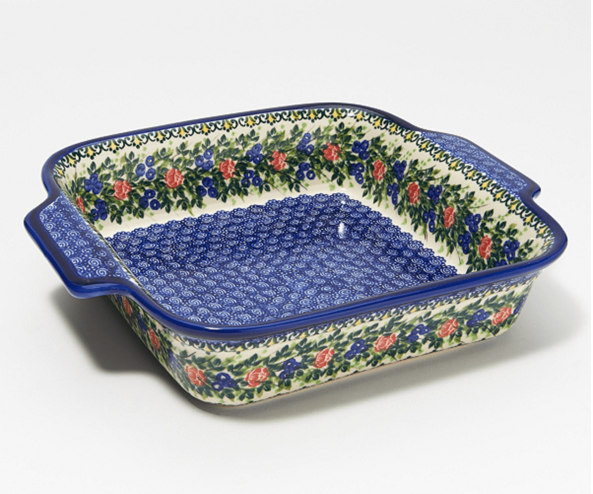 9x9 Polish Pottery Square Baker - Che Cose Belle