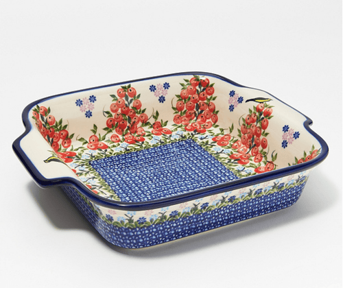 9x9 Polish Pottery Square Baker - Che Cose Belle