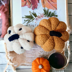 Plush Pumpkin Throw Pillow Decorative Fall Pillow Soft Cuddle Pumpkin Decor