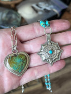 Tularosa Sterling Silver & Turquoise Heart Necklace