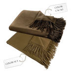 Amar Nut Camel Wool Throw Blanket