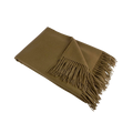 Amar Nut Camel Wool Throw Blanket