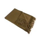 Amar Nut Camel Wool Throw Blanket