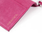 Fuchsia Suede Journal w/ Organic Cotton Paper: Large