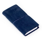 Royal Blue Suede Journal W/ Organic Cotton Paper:  Small