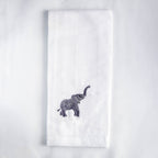 African Wildlife Cotton Tea Towels - Handmade Kitchen Gift