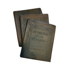 Antique Pocket Bound Books (Kipling, 1920s) - Set of 3