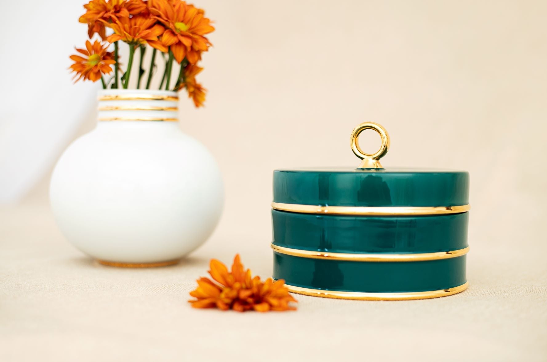 Arienne Peacock Accent Box