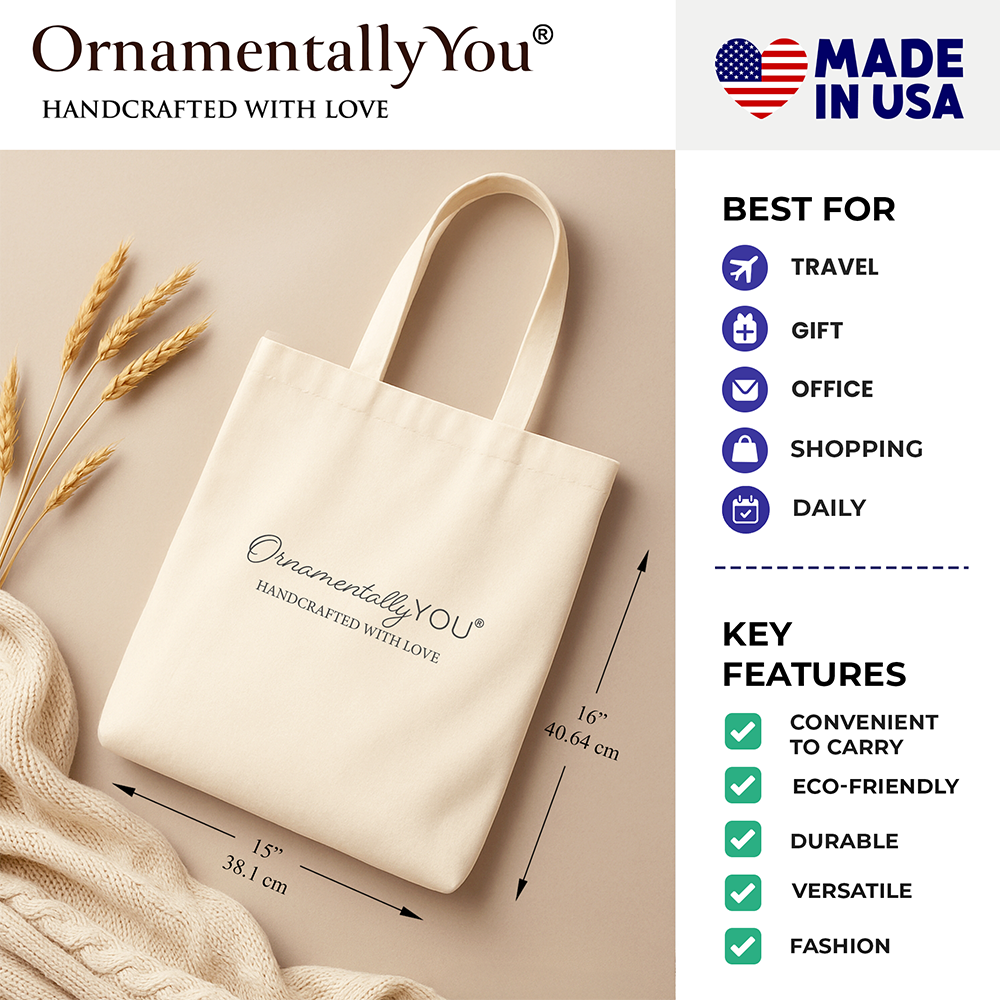 Cool It Cowboy Canvas Tote Bag With Western Dog, Retro Golden Retriever Gift Shopper for Country Lover