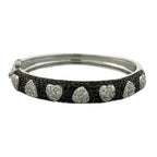 Pave Hearts Bangle