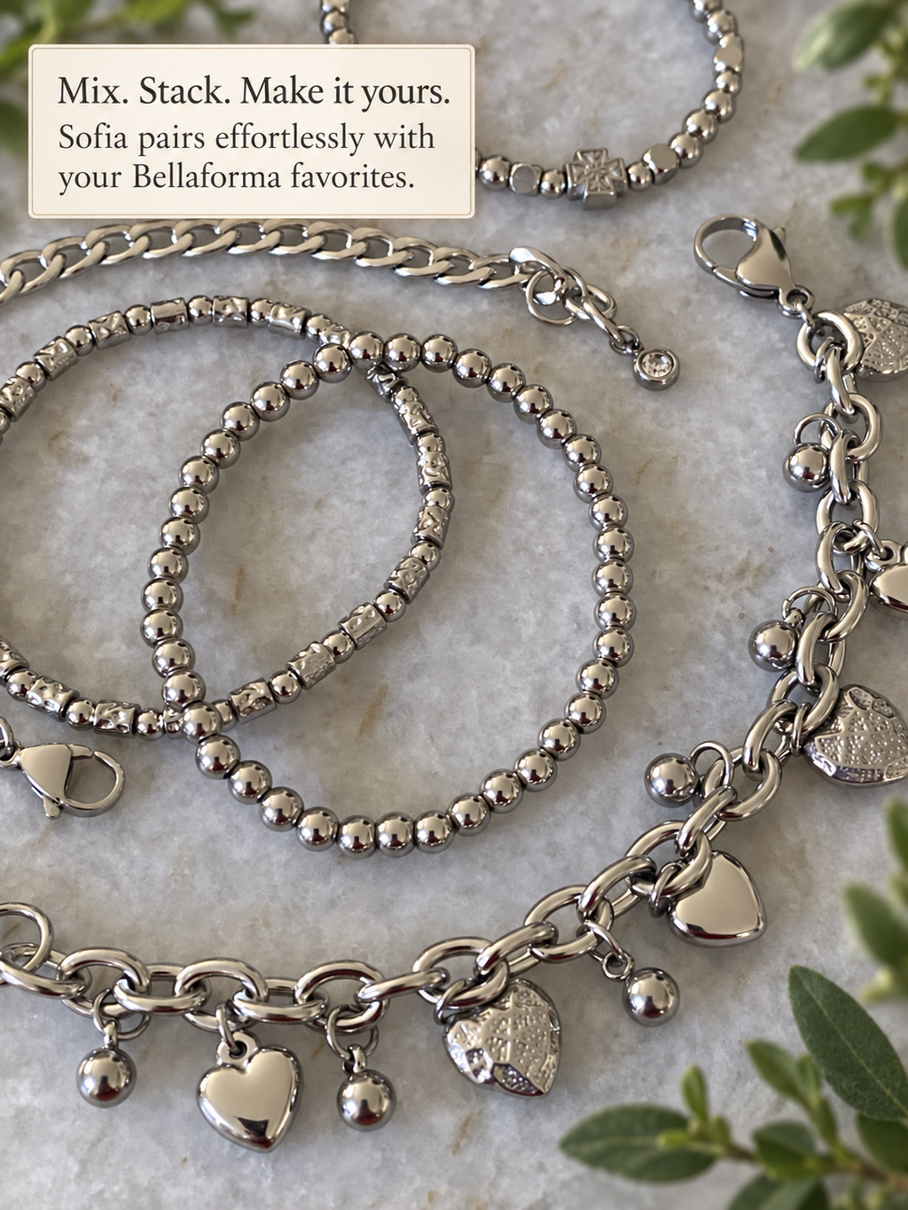SOFIA HEART BRACELET