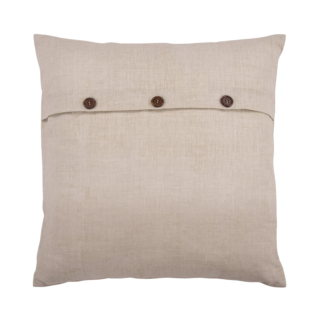 Hand Embroidered Still Life Pillow Cover 20" x 20"