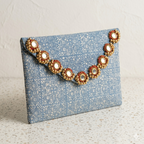 Batik Envelope Clutch Hand Stamped Fabric Bag – Thailand