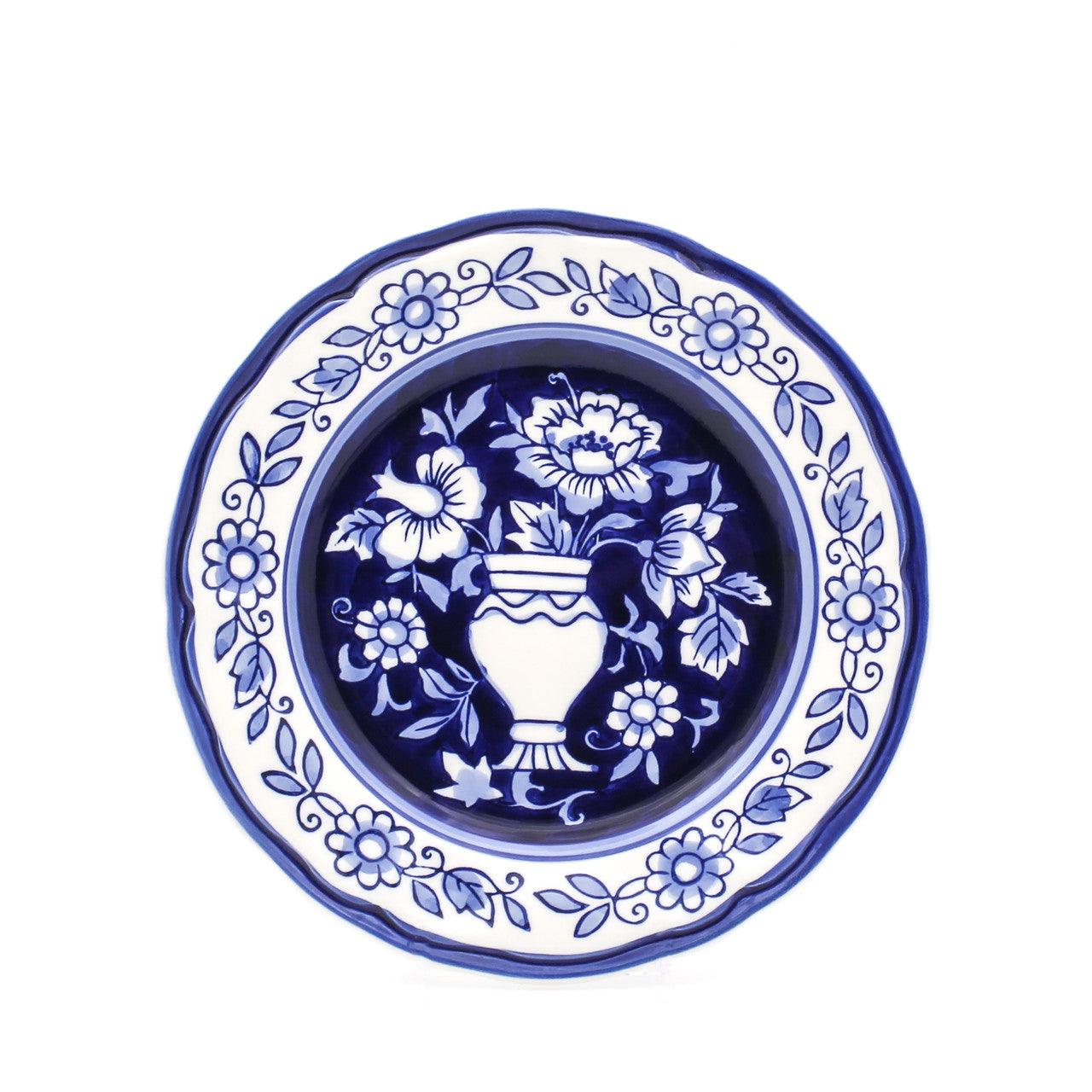 Blue Garden 4 Piece Hand - painted Salad Plates - Che Cose Belle