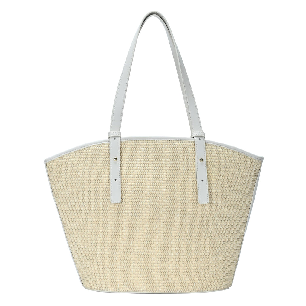 Mara Straw Winged Tote