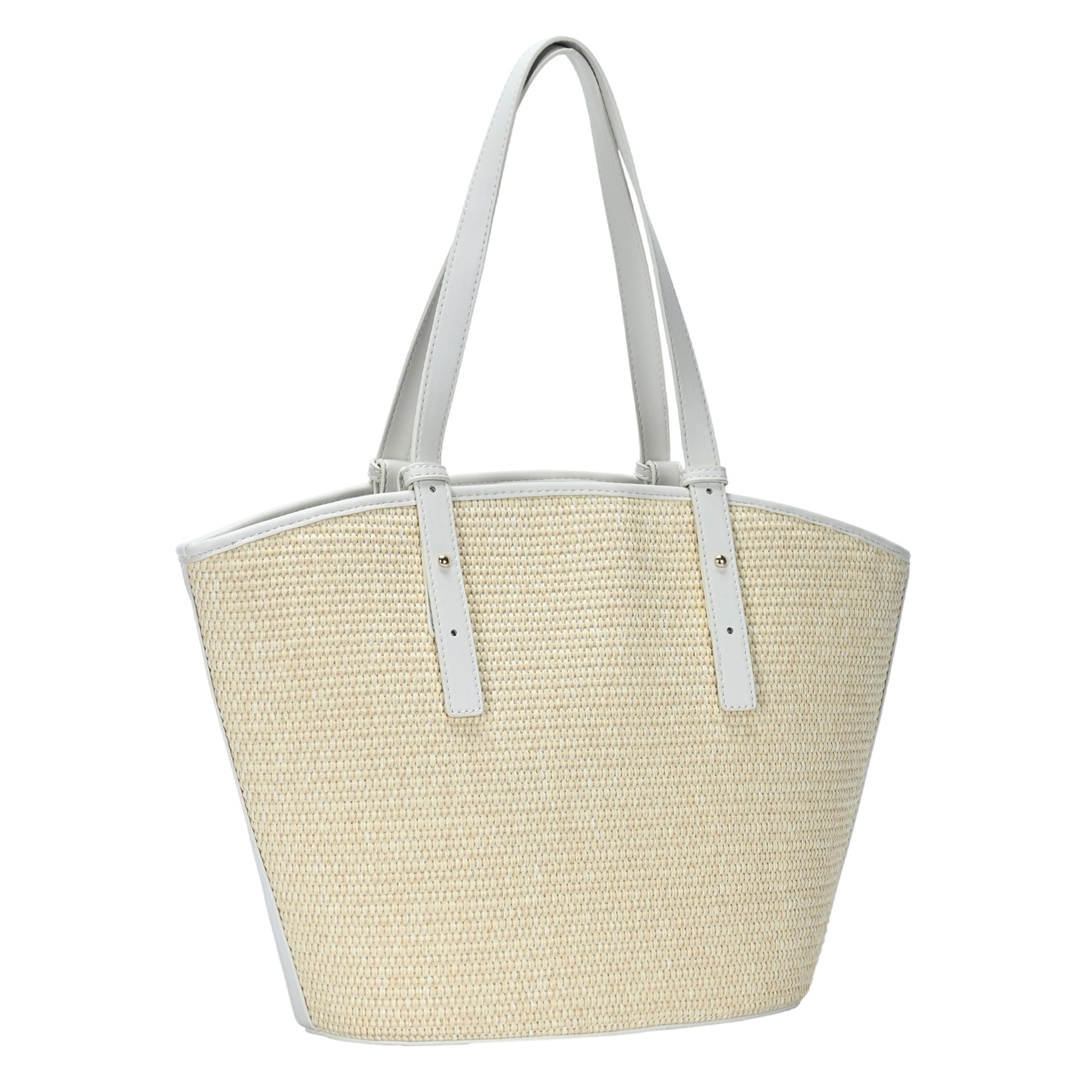 Mara Straw Winged Tote