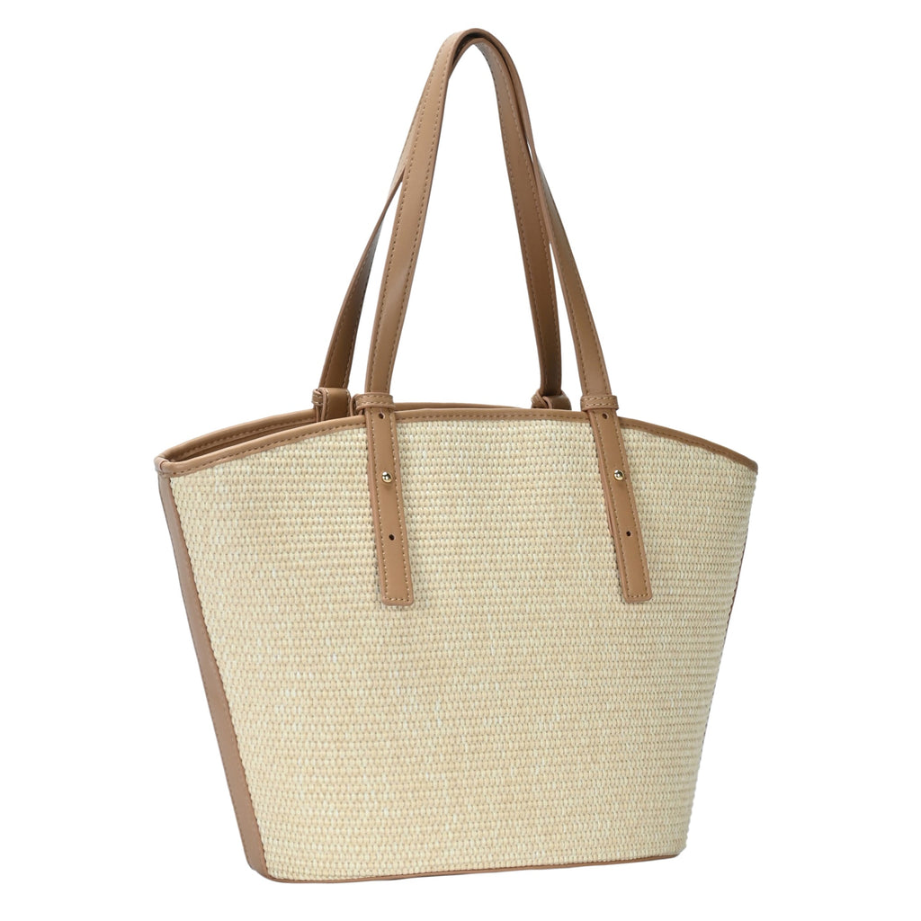 Mara Straw Winged Tote