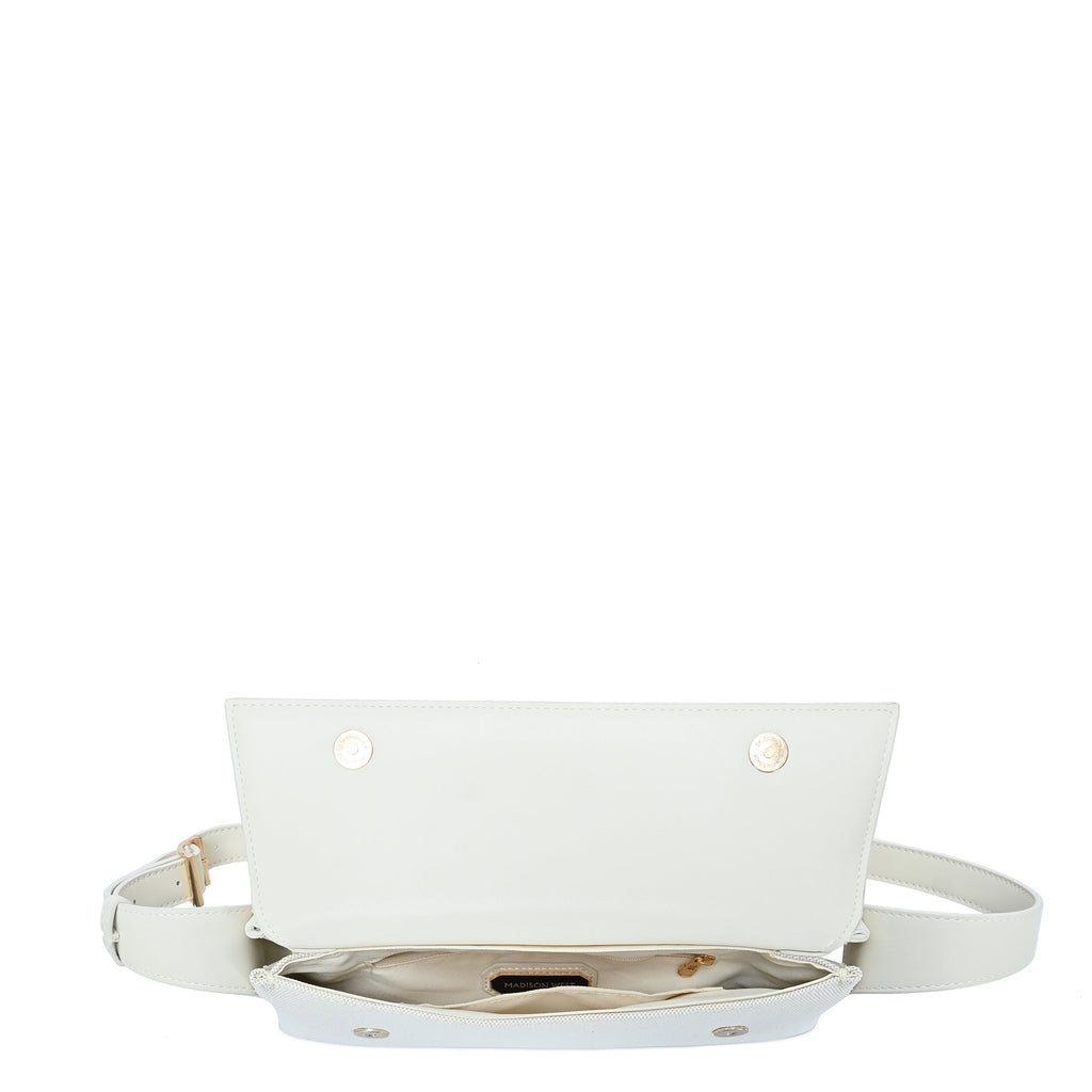 Sylvia canvas shoulder bag